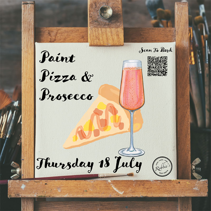 Paint, Pizza & Prosecco Night